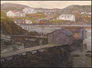 Fogo Island, Newfoundland by Donald Besco sold for $2,070