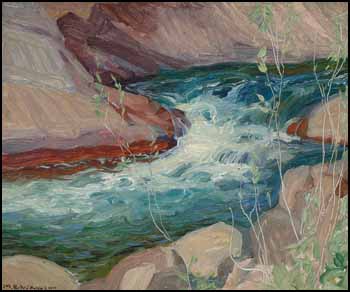 Rushing Water, Temagami Forest Reserve by Mary Evelyn Wrinch vendu pour $1,265