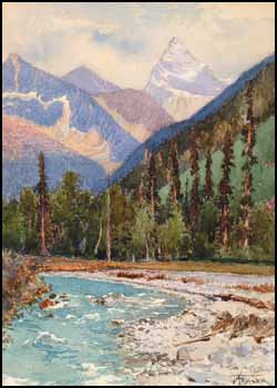 Mount Assiniboine, Rocky Mountains by John Arthur Fraser vendu pour $2,185