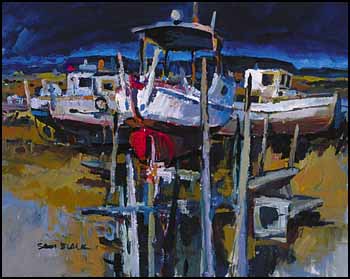 Dry Dock by Sam Black sold for $2,300