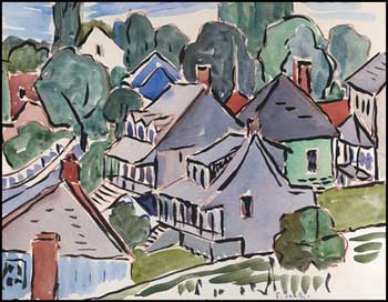 Landscape with Houses by Ethel Seath vendu pour $6,325