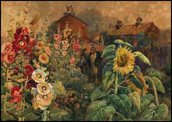 The Flower Garden by Henry Sandham vendu pour $2,070