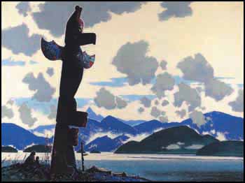 Totem Pole - Vancouver Island by George Franklin Arbuckle vendu pour $6,900
