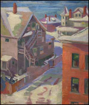 Point Grey Houses in Winter by Statira E. Frame sold for $5,175