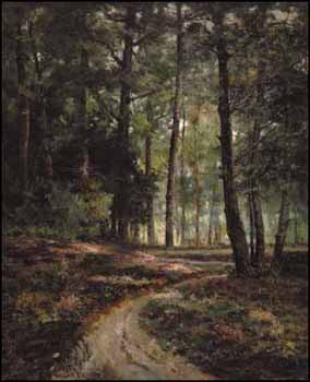 Shooting Path in the Park by Aaron Allan Edson sold for $5,175