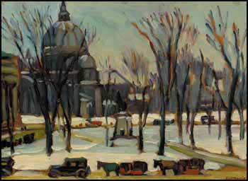 Dominion Square, Montreal by Kathleen Moir Morris vendu pour $126,500