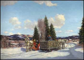 Going to the Village by Frederick Simpson Coburn sold for $69,000