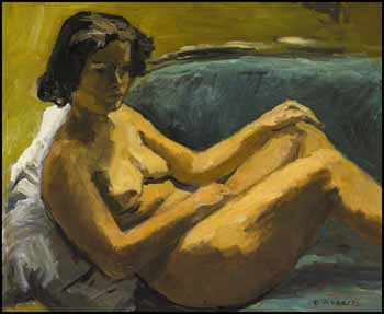 Reclining Nude (The Artist's Wife) by William Goodridge Roberts sold for $31,625