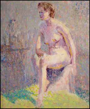 Seated Nude by William Henry Clapp vendu pour $28,750