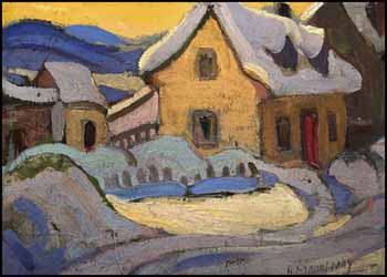 Old Houses, Baie-Saint-Paul / Untitled (verso) by Henrietta Mabel May sold for $49,725