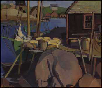 Fishing Village, Peggy's Cove by Kathleen Frances Daly Pepper vendu pour $18,720