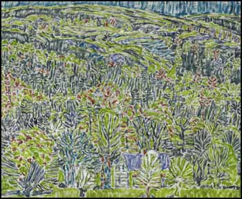 Green Hillside, Boston Corners, NY by David Brown Milne sold for $280,800