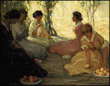 Afternoon Picnic by Henrietta Mabel May sold for $187,200