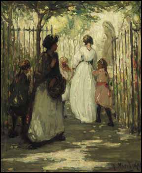 Entrance to the Garden by Henrietta Mabel May sold for $128,700