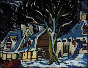 Maisons en hiver by Marc-Aurèle Fortin vendu pour $140,400