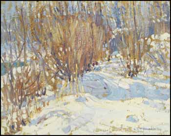 Winter Landscape with Trees by Lionel Lemoine FitzGerald sold for $29,250