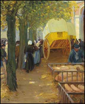 Market in Brittany by Helen Galloway McNicoll vendu pour $234,000