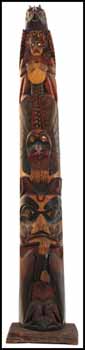 Northwest Coast Totem by Unidentified Northwest Coast Artist sold for $21,060