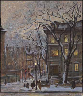Corner of Sherbrooke and Peel Streets by Robert Wakeham Pilot sold for $128,700