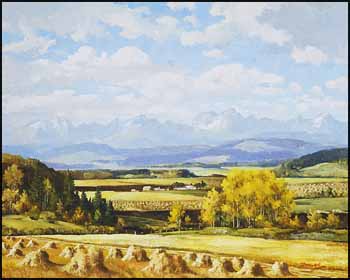 Autumn Comes to the De Winton Valley, Alberta (00632/2013-596) by Duncan MacKinnon Crockford sold for $2,970