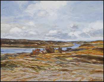 Landscape on Winding Creek (00634/2013-538) by Hans Herold sold for $1,375
