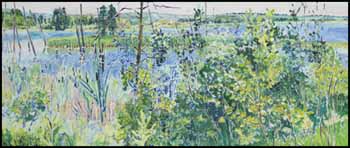 Spruce River Reservoir by Dorothy Knowles sold for $21,240