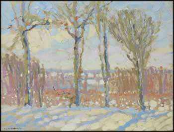 Winter Landscape by Lionel Lemoine FitzGerald sold for $41,300