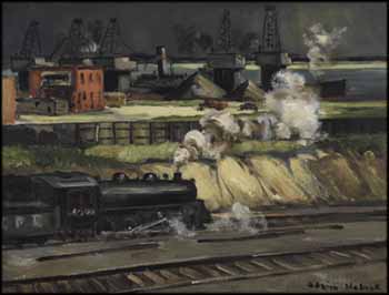 Dominion Coal, Montreal by Adrien Hébert sold for $17,700
