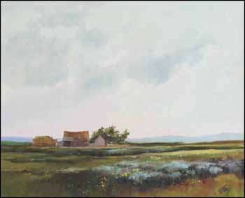 Prairie Scene (02527/2013-2517) by Arthur Evoy sold for $875