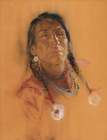 Portrait of an Indian by Nicholas de Grandmaison sold for $32,450