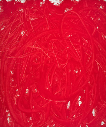 Bright Red #2 by Ronald Albert Martin sold for $55,250