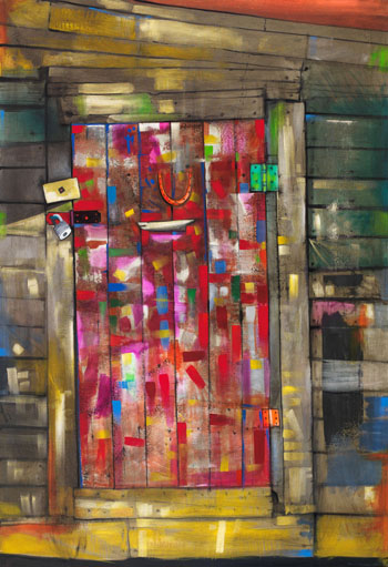 Ephraim Kelloway's September Door '59 by David Lloyd Blackwood sold for $109,250