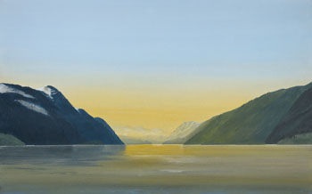 Inside Passage 16/88: Dawn in Fraser Reach by Takao Tanabe sold for $181,250