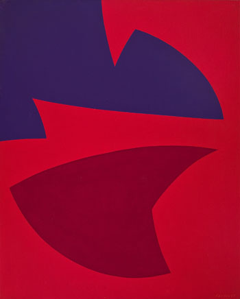 Rouge mitoyen by Fernand Leduc vendu pour $37,250