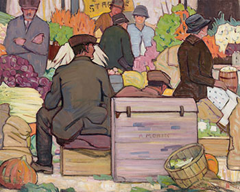 Bonsecours Market by Peter Clapham Sheppard vendu pour $46,250