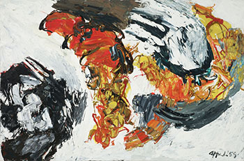 Comme les planètes by Karel Appel vendu pour $271,250