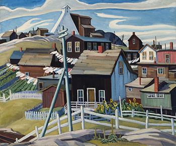 Town of Cobalt by Muriel Yvonne McKague Housser vendu pour $205,250