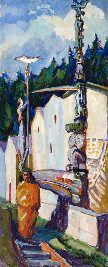 Alert Bay (Indian in Yellow Blanket) by Emily Carr sold for $1,681,250