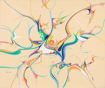 Back to Shinny by Alex Simeon Janvier sold for $79,250