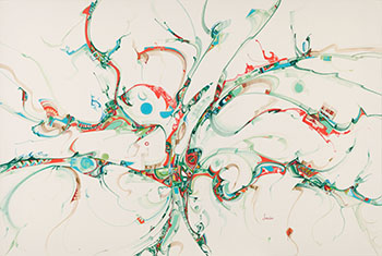 Exodus from the Soil by Alex Simeon Janvier sold for $229,250