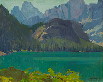 Lake O’Hara, Rocky Mountains by James Edward Hervey (J.E.H.) MacDonald sold for $253,250