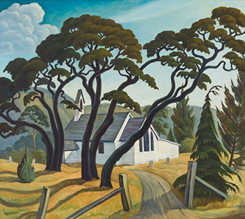 The White Church, Vancouver Island by William Percival (W.P.) Weston sold for $133,250