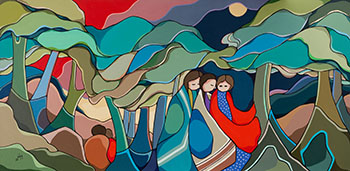 Awakening of Spring by Daphne Odjig sold for $133,250
