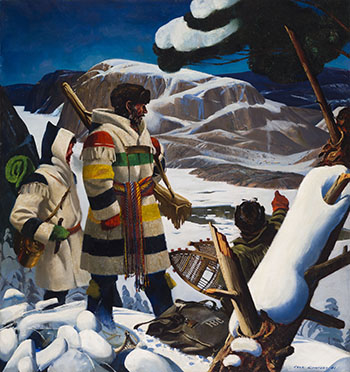 Barnston and Ballantyne at Tadoussac, 1846 by Charles Fraser Comfort sold for $571,250