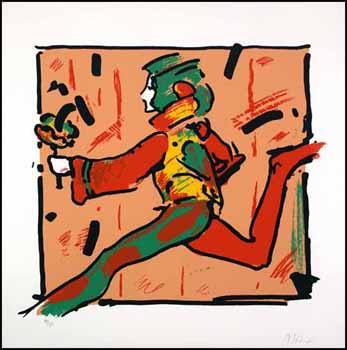 Runner on Brown by Peter Max sold for $431