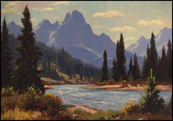 Kicking Horse River by Roland Gissing vendu pour $4,888