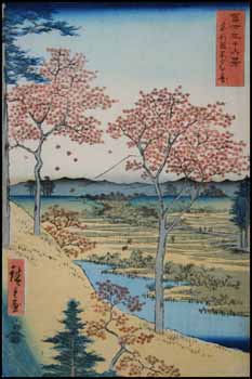 Twilight Hill at Meguro in the Eastern Capital (from Thirty-Six Views of Mt. Fuji) by Ando Hiroshige sold for $575