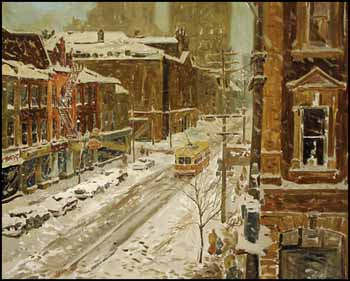 Snowstorm on King Street by Arto Yuzbasiyan sold for $5,175