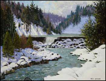 Old Dam, Credit River by Thomas Albert Stone sold for $1,380