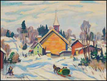 New Year's Day, Baie St. Paul, Quebec by Bernice Fenwick Martin vendu pour $1,872